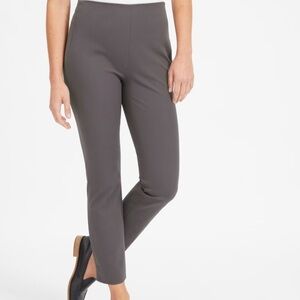 Everlane The Side Zip Stretch Cotton Pant in Slate Gray Size 2